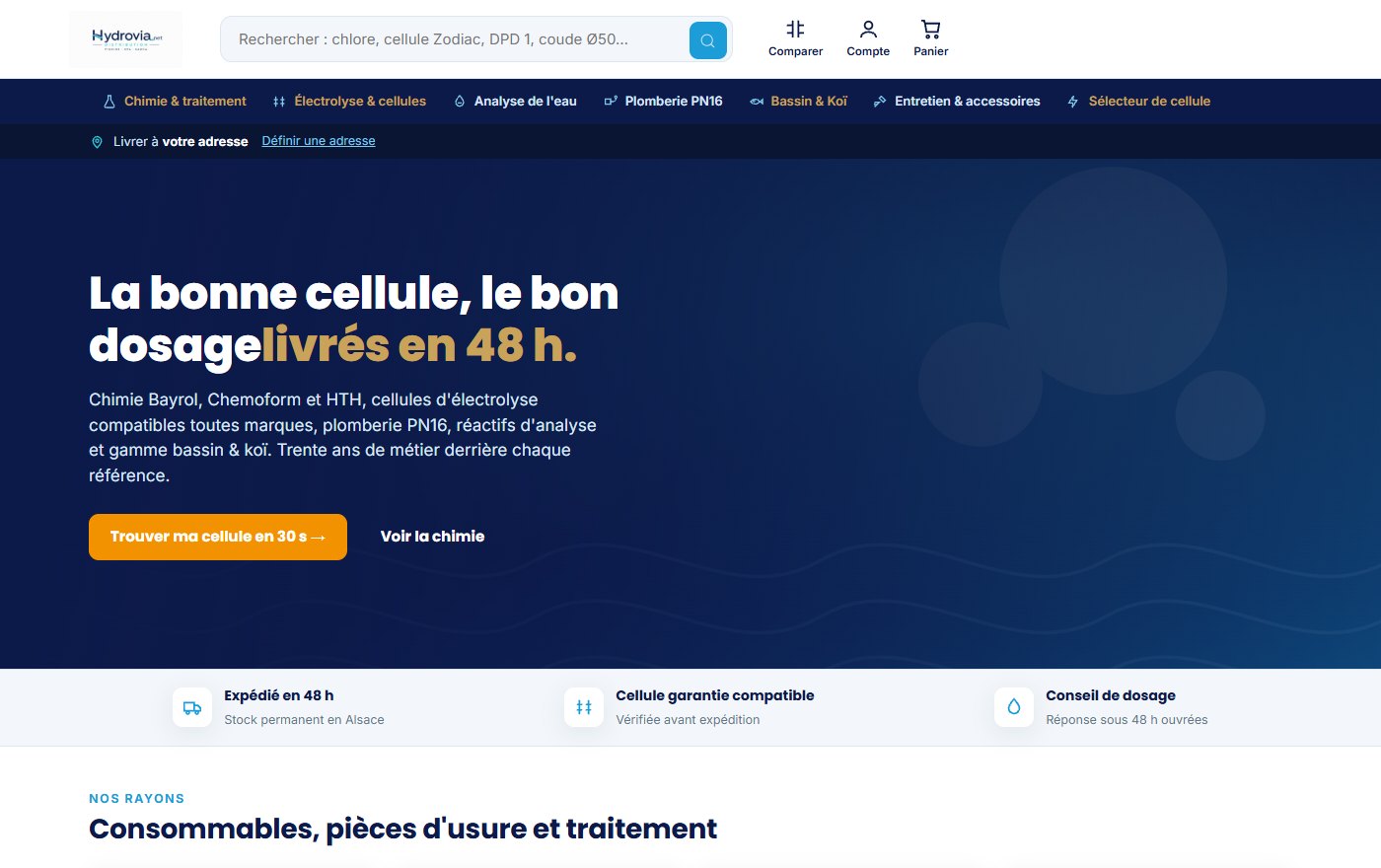 Boutique en ligne Hydrovia