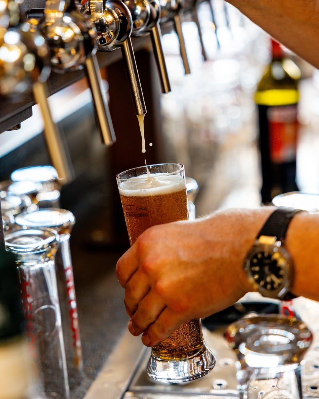 Une bière tirée au Bar le 33